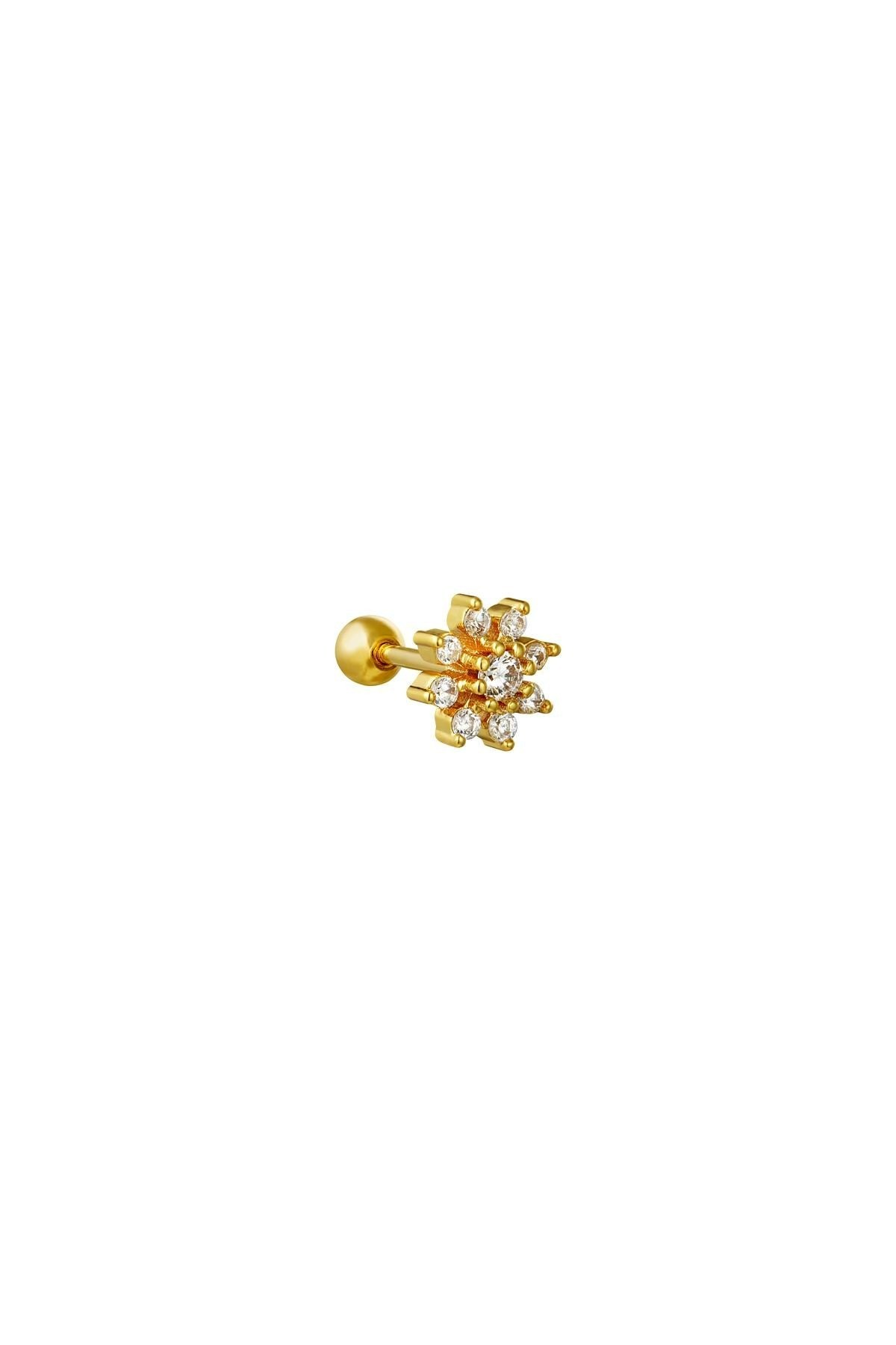 Nancy Patrice | Floraler Piercing-Stecker – Gold