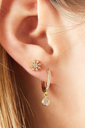 Nancy Patrice | Floraler Piercing-Stecker – Gold