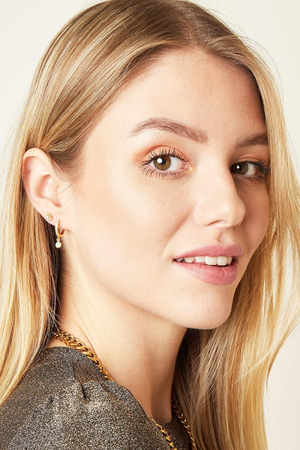 Nancy Patrice | Floraler Piercing-Stecker – Gold