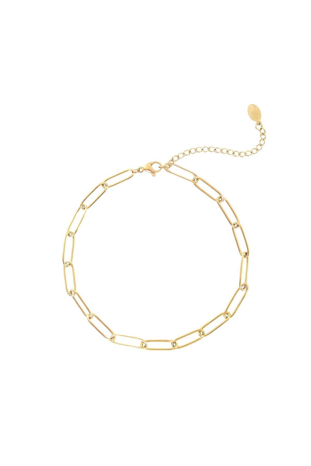 Nancy Patrice | Plain Chain Fußkette – Gold