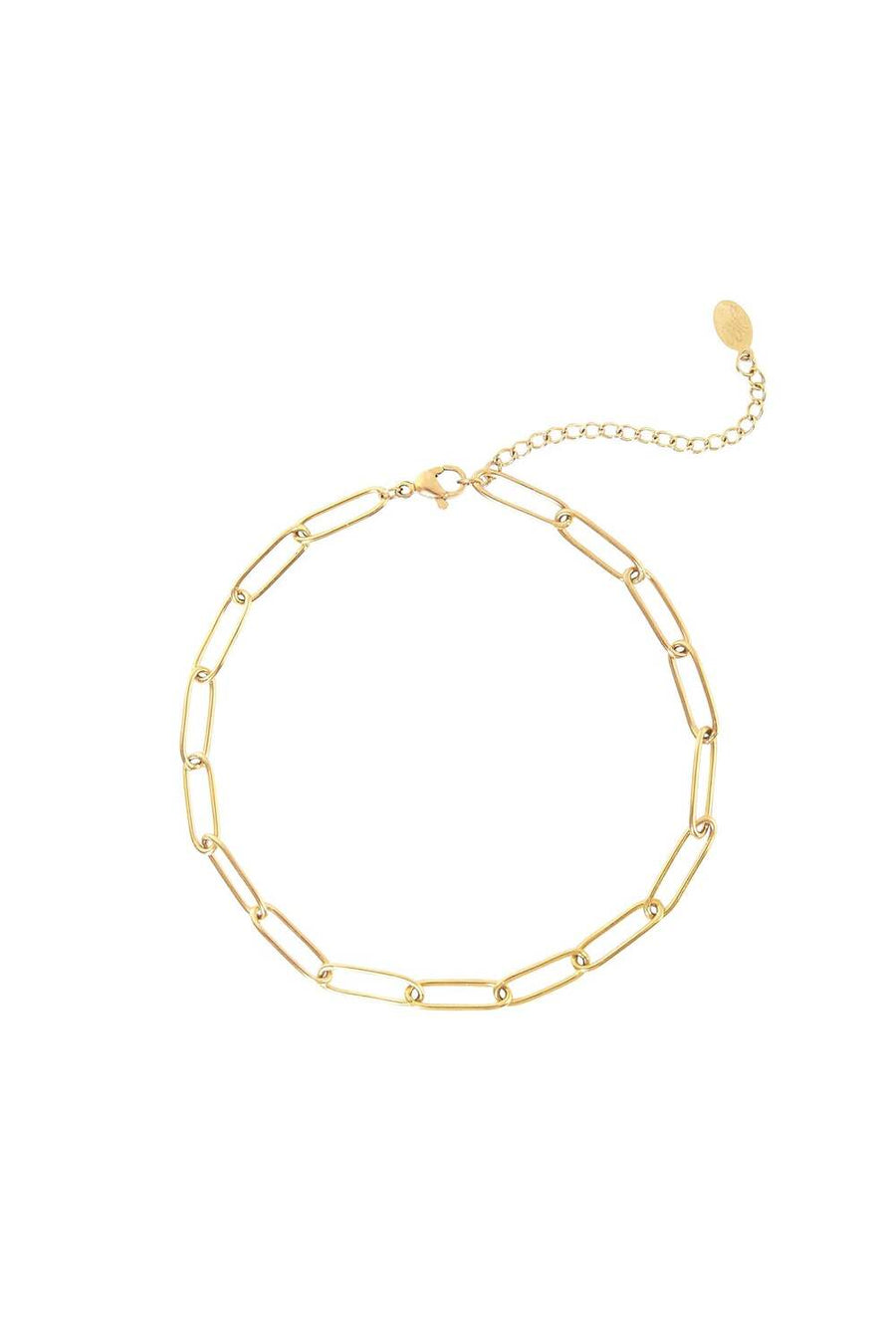 Nancy Patrice | Plain Chain Fußkette – Gold