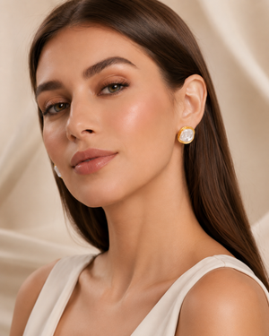 Nancy Patrice | Elegance Irregular Ohrstecker – Gold