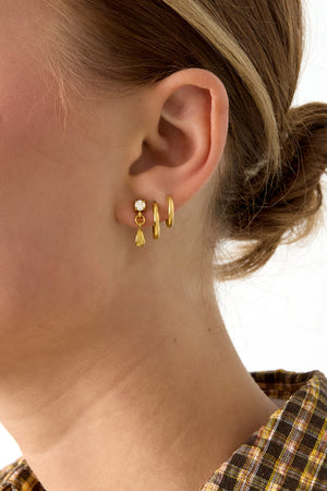 Nancy Patrice | Droplet Stud-Ohrringe – Gold