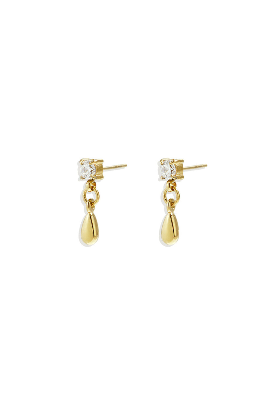 Nancy Patrice | Droplet Stud-Ohrringe – Gold