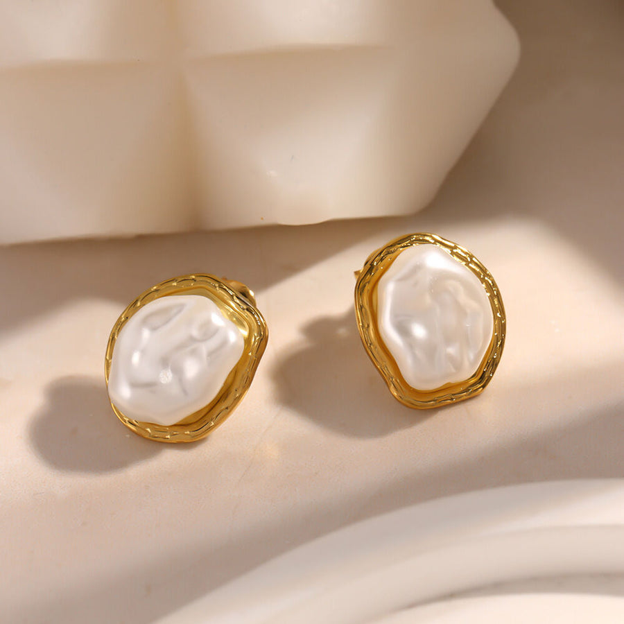 Nancy Patrice | Elegance Irregular Ohrstecker – Gold