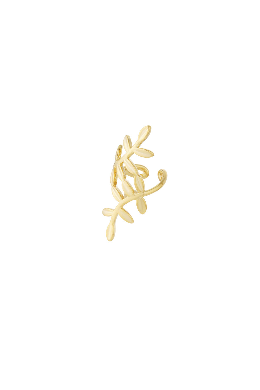 Nancy Patrice | Botanische Blatt-Ohrmanschette – Gold