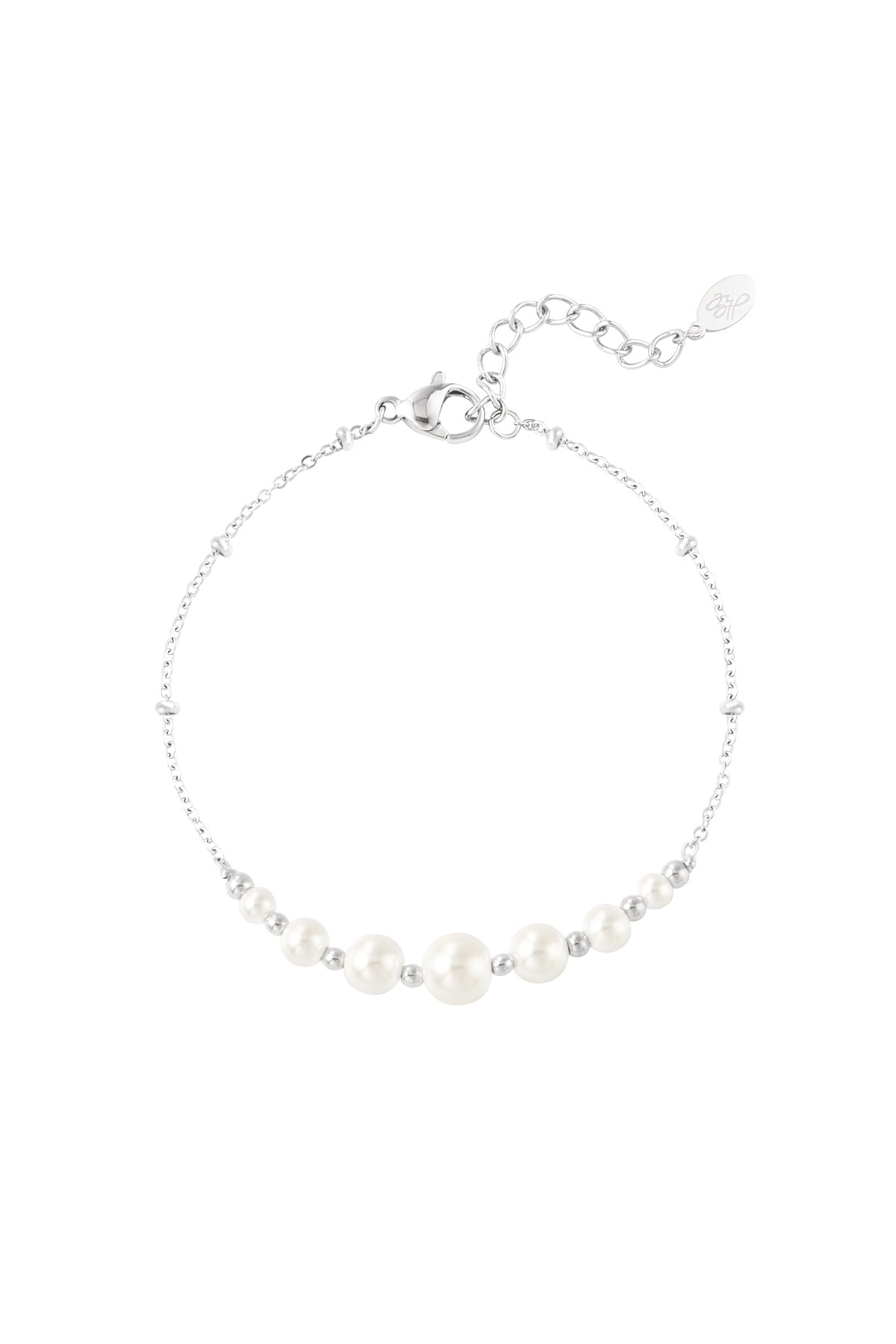 Nancy Patrice | Essential Perlen-Armband – Silber