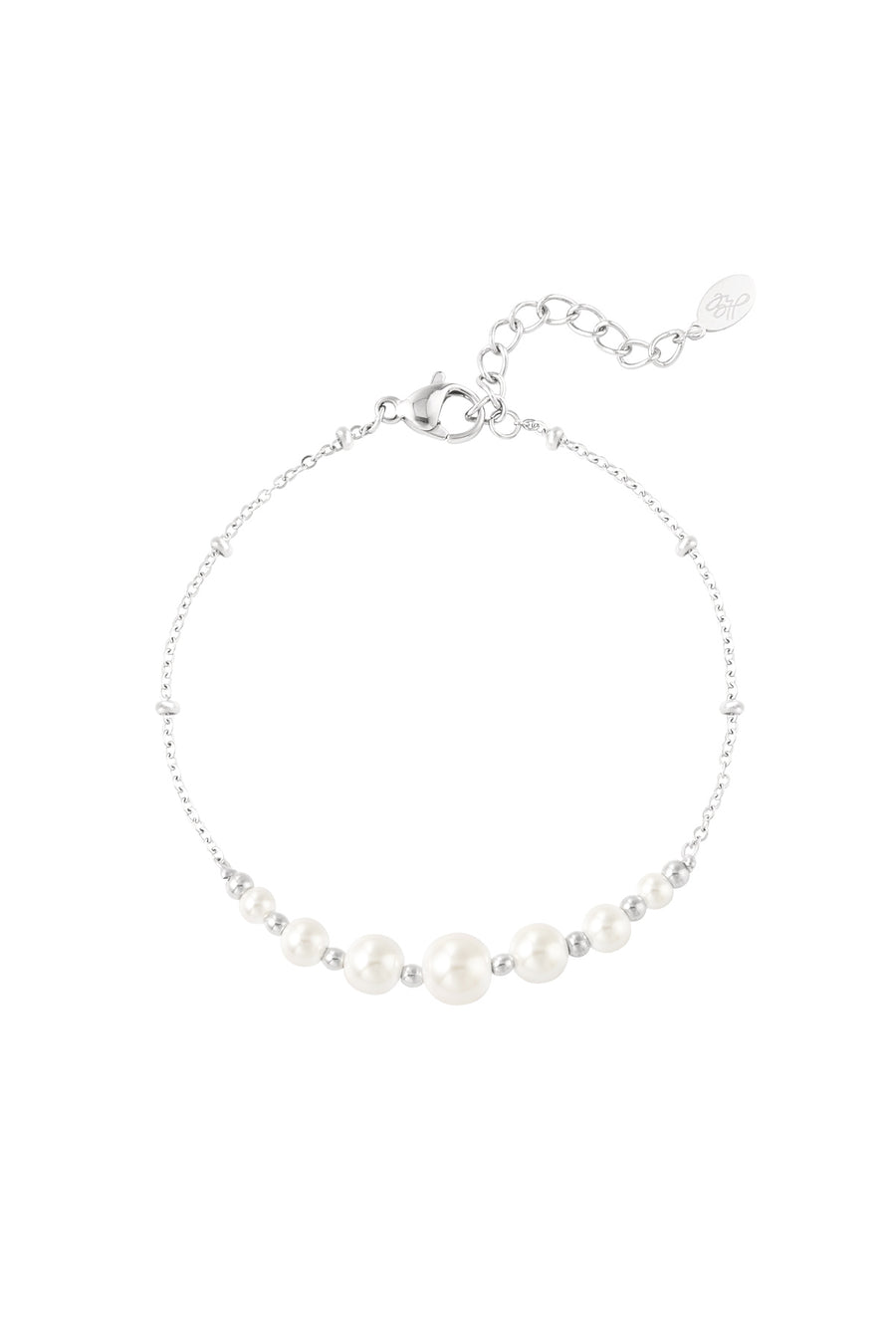 Nancy Patrice | Essential Perlen-Armband – Silber