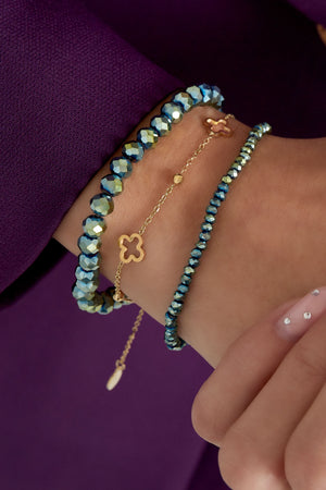 Nancy Patrice | Clover Kleeblatt-Armband – Gold