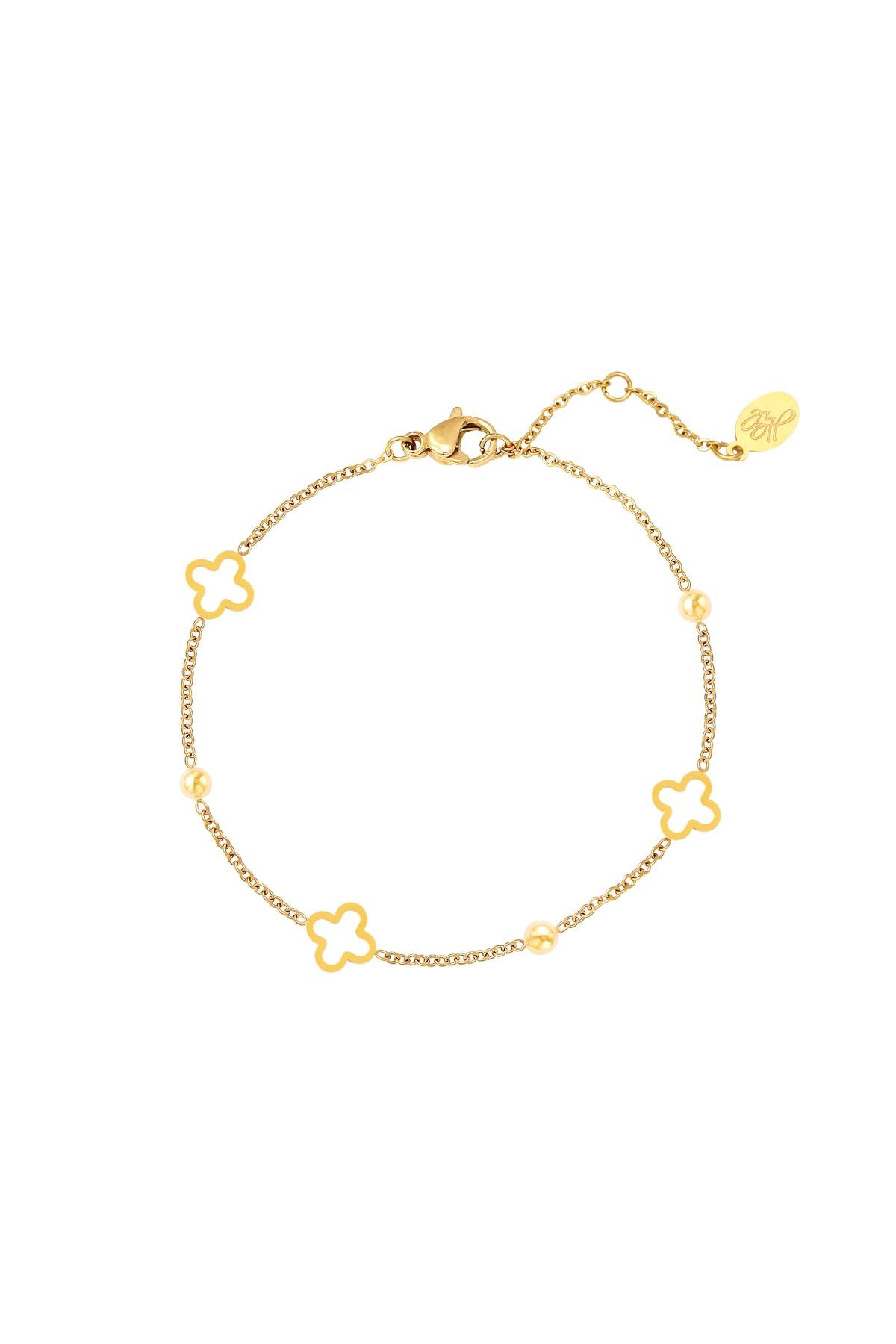 Nancy Patrice | Clover Kleeblatt-Armband – Gold