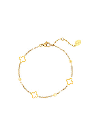 Nancy Patrice | Clover Kleeblatt-Armband – Gold