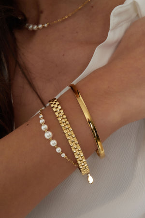 Nancy Patrice | Essential Perlen-Armband – Gold